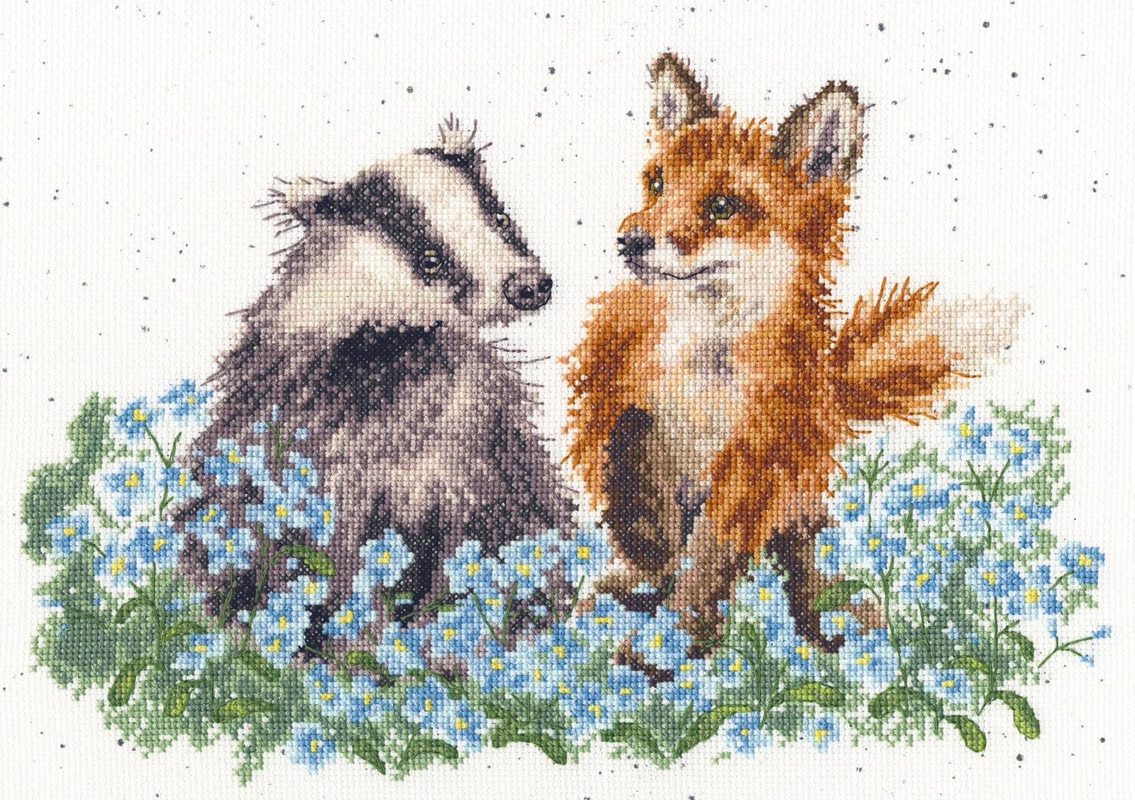 The Woodland Glade Wrendale Cross Stitch Kit by Bothy Threads