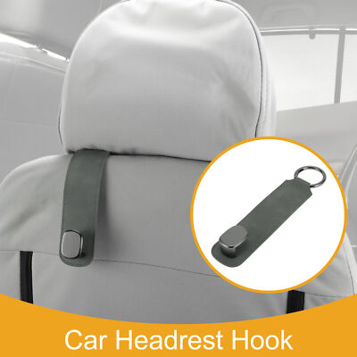 Pcs Universal Car Seat Headrest Hook for Hanging Purses Deep Gray 