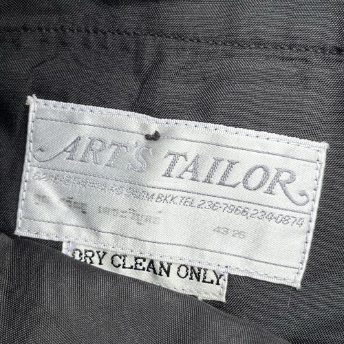 Vintage 50s 60s deep navy Arts Tailor wide leg trousers 32x28 - Picture 5 of 5