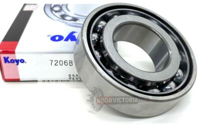  7206B C3 KOYO ANGULAR CONTACT TRUST BEARING 30X62X16mm JAPAN