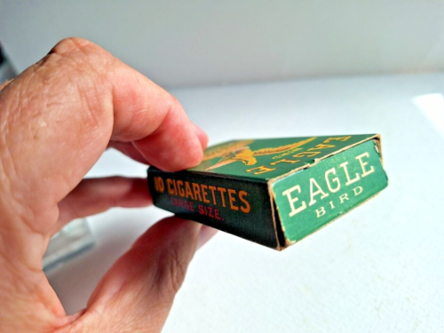Empty Early 1920s EAGLE BIRD by BAT, cigarettes packet H&S 10pcs. - Picture 4 of 6