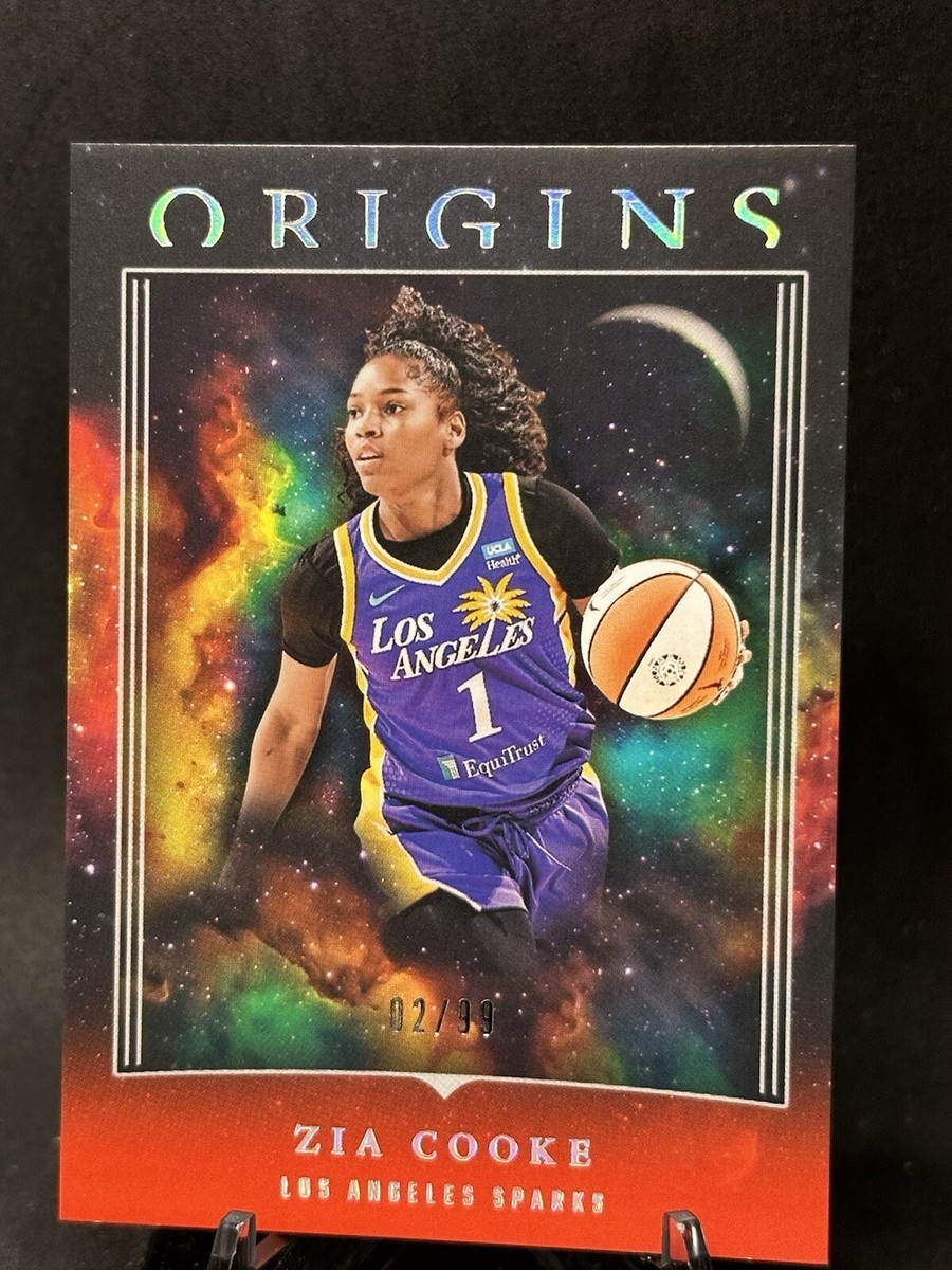 2024 Panini Origins WNBA #58 Zia Cooke Red Parallel /99 Los Angeles Sparks