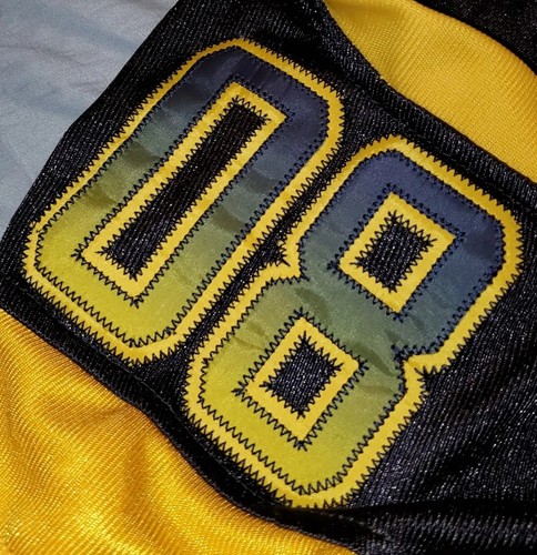 EUC Mens MEDIUM Starter 08 Logo Football Jersey Packers Green Yellow Black Y2K - Picture 6 of 10