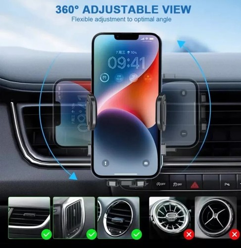 Car Phone Holder, Air Vent Phone Car Holder For iPhone 16/15 /14/13/13 Pro Max - Picture 3 of 13