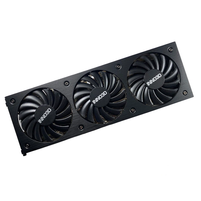 Heatsink Fan w/ Backplate for INNO3D RTX3080 3080ti X3 Black Gold Graphics Card - Image 4 of 4