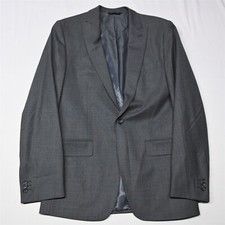 Banana Republic 38S Gray Glenn Check Tailored 615414 Suit Jacket Sport Coat