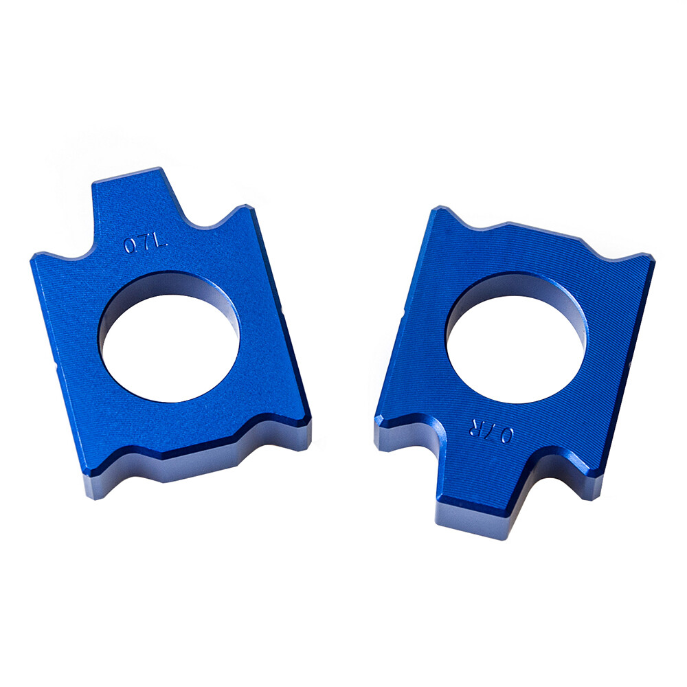 Rear Chain Adjuster Axle Blocks For Yamaha YZ125 250/F 450/F WR250F/R