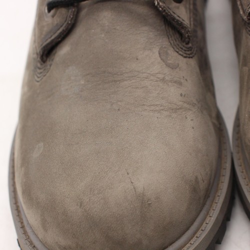Timberland Premium Boy’s Size 6 Women’s 7.5 Boots Waterpoof Light Grey Nubuck - Picture 9 of 10