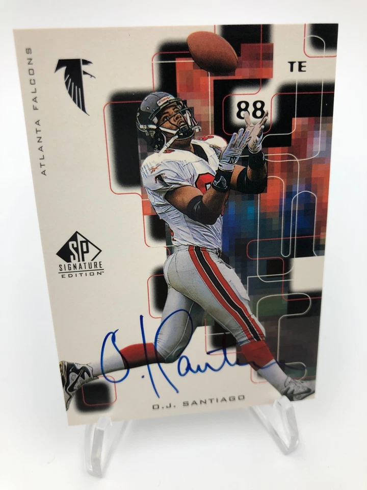 O.J. SANTIAGO AUTO 1999 SP Signature Edition Signed on Card ATLANTA FALCONS - Image 4 of 4
