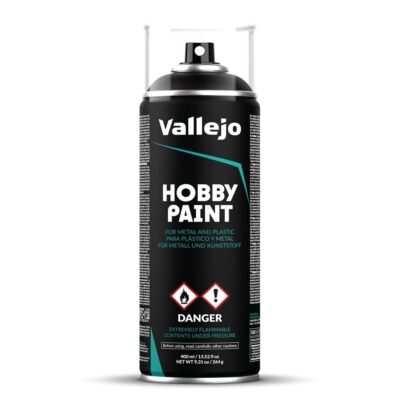 Hobby Paint Spray Basic Primer | Black 400 Ml. 13.52 Fl.oz. | Matt And Self Le