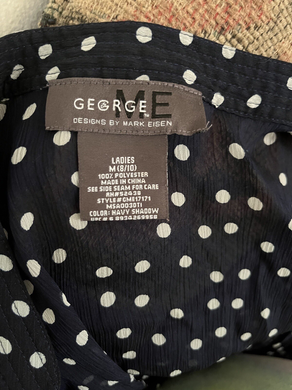 GEORGE DESIGNS BY MARK EISEN Women's Button-down Shir… - Gem