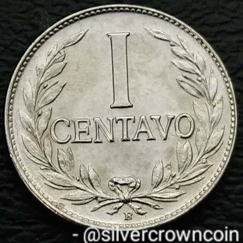 Colombia 1 Centavo 1952 B. KM#275a. Magnetic One Cent coin. Bogota mint. - Picture 2 of 7