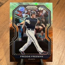 2021 Panini Prizm Tier II Cosmic Haze #112 Freddie Freeman Atlanta Braves Card