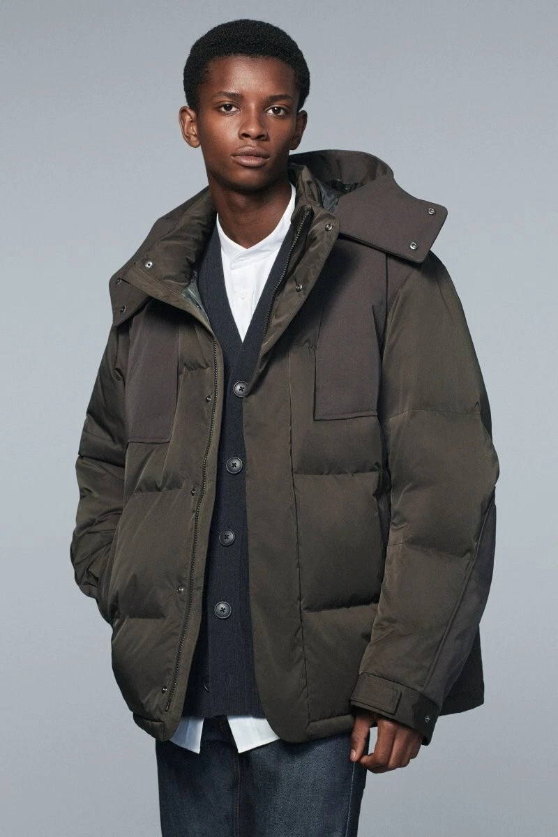 JIL SANDER Uniqlo J Down Oversized Parka Olive JP Size XS USED eBay