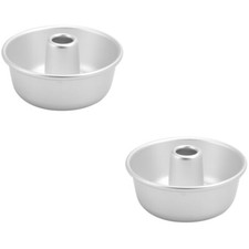 Molde para donas pequeñas de aluminio para moldes para pasteles de aleación de aluminio de 2 unidades