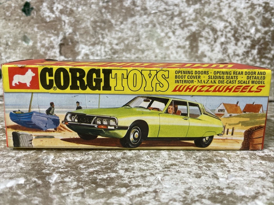 Corgi Toys 284 green CITROEN SM whizzwheels w BOX check my other items LOOK - Image 3 of 4