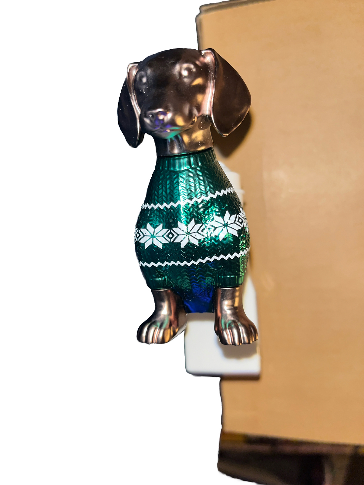 Bath & Body Works Dachshund Wallflower Fragrance Plug in Green