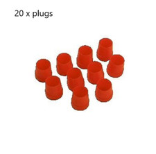 Plugs to fit A-dec Solids Collector HVE Port Pkg of 20 DCI 1/2" O.D. x 1/4" I.D.