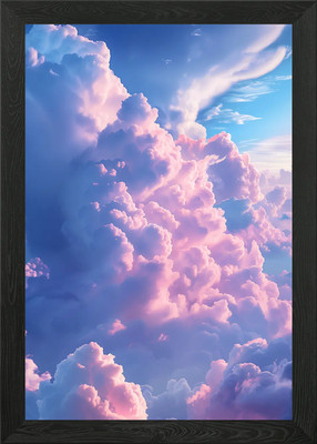 Himmel Wolken Gerahmtes Wandbild Poster Leinwanddruck Bild