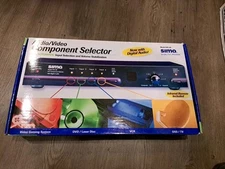 Sima Model SVS-4D 4-Input Audio/Video Component Selector W/ Remote Control (New)