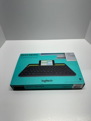 Logitech K480 Wireless Multi-Device Keyboard - Bluetooth - Black - NEW