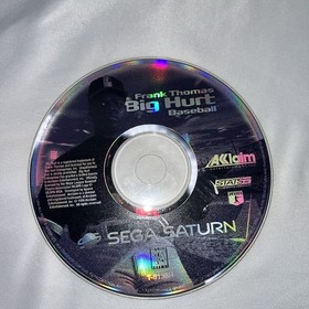 F1 Challenge & Big Hurt Baseball SEGA Saturn Game Disc Only Untested.