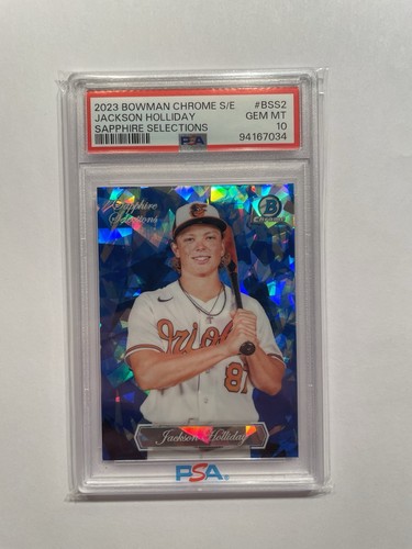 2023 Bowman Chrome Sapphire - JACKSON HOLLIDAY - Sapphire Selections - PSA 10