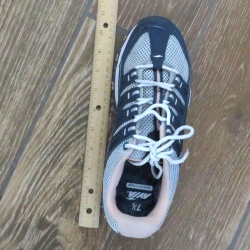 Avia Women's Shoes Sz 7.5 Dark Blue & White MEMORY FOAM Casual Athletic Lace Up - Picture 8 of 11