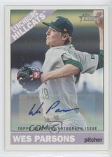 2015 Topps Heritage Minor League Edition Real One Wes Parsons #ROA-29 Auto 4k8