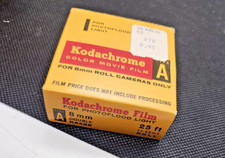 Vintage Kodak Kodachrome Type A Color Movie Film 8mm 25 Ft Roll KAA-56 Sealed