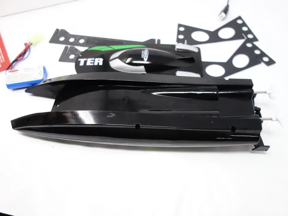 Jamara 410139 Capter Speedboot schwarz/grün Li-Ion 7,4V 2,4GHz - Bild 3 von 4