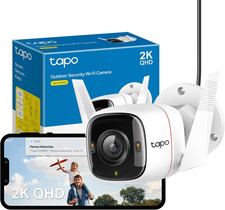 Tapo C320WS 2K QHD Wireless & Wired Security Camera Outdoor, IP66, Person/Vehicl