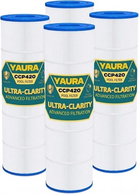 Pool Filter Cartridge 4-Pack Compatible with Pentair Clean & Clear Plus 420