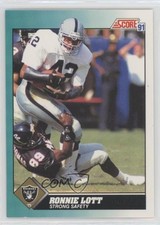 1991 Score Rookie & Traded Ronnie Lott #1T HOF tm7