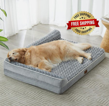 Sof cama impermeable para perros grandes con funda extra ble y lavable US NUEVO