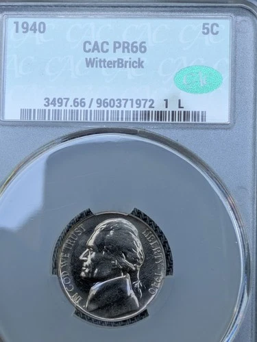 1940-P Jefferson Nickel Proof — photo from another recent sale