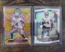 2024 Panini Mosaic  Chris Godwin #207 gold Sparkle Prizm 3/24 & 2025 Prizm Auto