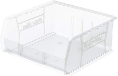 30235 Akrobins Plastic Storage Bins, Space-Saving Stackable Bins for Garage, Pan