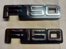 92-96 Ford F150 Left and Right Fender Emblem Nameplate Badge