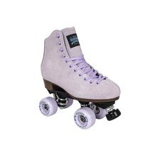 Sure-Grip Boardwalk Unisex Outdoor Roller Skates with Retro Leather Boots and...