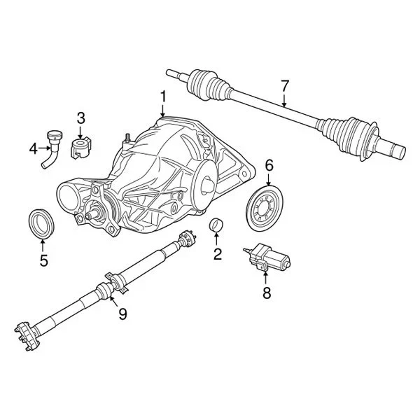 For Dodge Charger 2015-2023 Dodge 68084189AA Rear Differential Pinion Seal - Image 2 of 3