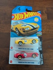 Hot Wheels 2026  2025 Ferrari 365 GTB4 Competizione Lot Of 3 Yellow White Red