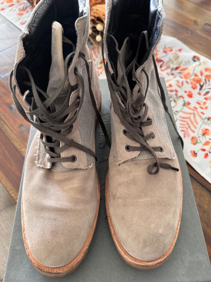 Botas de contacto All Saints para hombre talla 11US color crudo tiza Foto 2 de 4