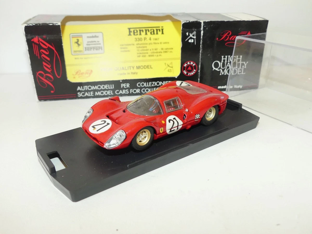 Ferrari 330 P4 #33 Jaune échelle 1/18 - UH, Sans Boîte, état Correct (A1)