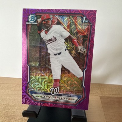 2026 Bowman Marconi German 1st Bowman Mojo Fuchsia/299 Nationals