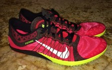 NIKE Zoom Victory XC 3 RED Black Volt Cross Country Spikes Shoes NEW Mens Sz 12