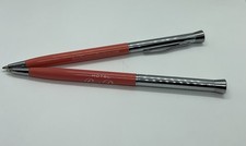 LOT/2 Hotel BEL AIR Authentic Hotel Pens *Signature Coral Color! Dorchester