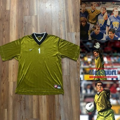 Nike Pumas UNAM 1998-1999 Jorge Campos Goalkeeper Jersey Sz L