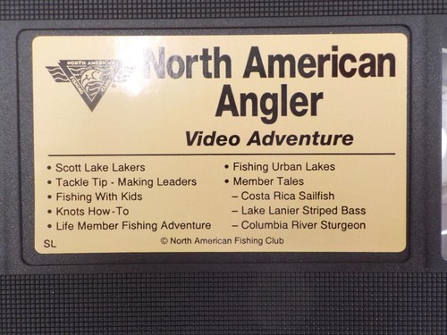 North American Angler Video Adventure Vintage VHS Volumes 5-8 Fishing Club EUC - Picture 16 of 16
