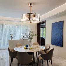 Caged Ceiling Fan with Lights Remote Control Industrial Bedroom Ceiling Fan